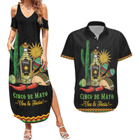 Mexico Cinco de Mayo Couples Matching Summer Maxi Dress and Hawaiian Shirt Viva la Fiesta!