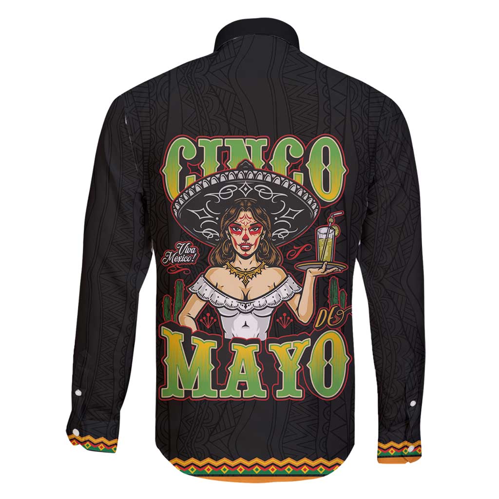 Mexico Cinco de Mayo Family Matching Long Sleeve Bodycon Dress and Hawaiian Shirt Viva la Fiesta!