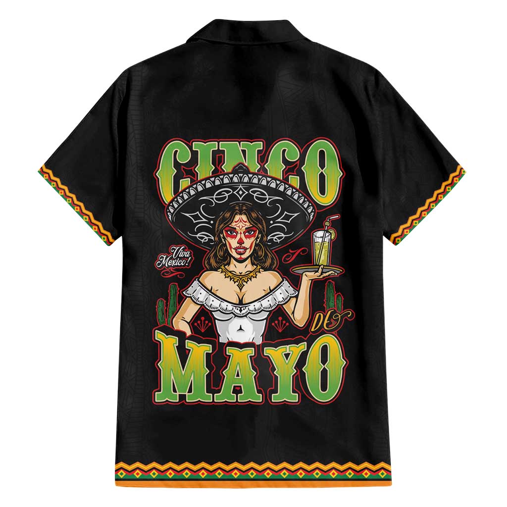 Mexico Cinco de Mayo Family Matching Short Sleeve Bodycon Dress and Hawaiian Shirt Viva la Fiesta!