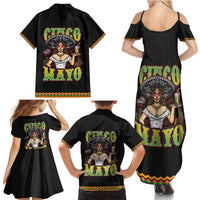 Mexico Cinco de Mayo Family Matching Summer Maxi Dress and Hawaiian Shirt Viva la Fiesta!