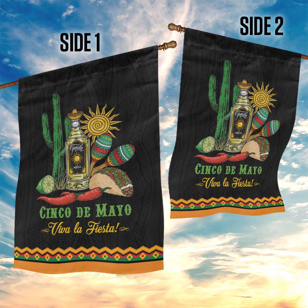 Mexico Cinco de Mayo Garden Flag Viva la Fiesta!