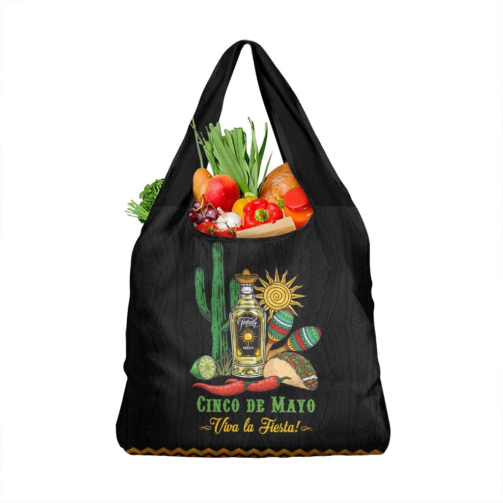 Mexico Cinco de Mayo Grocery Bag Viva la Fiesta!