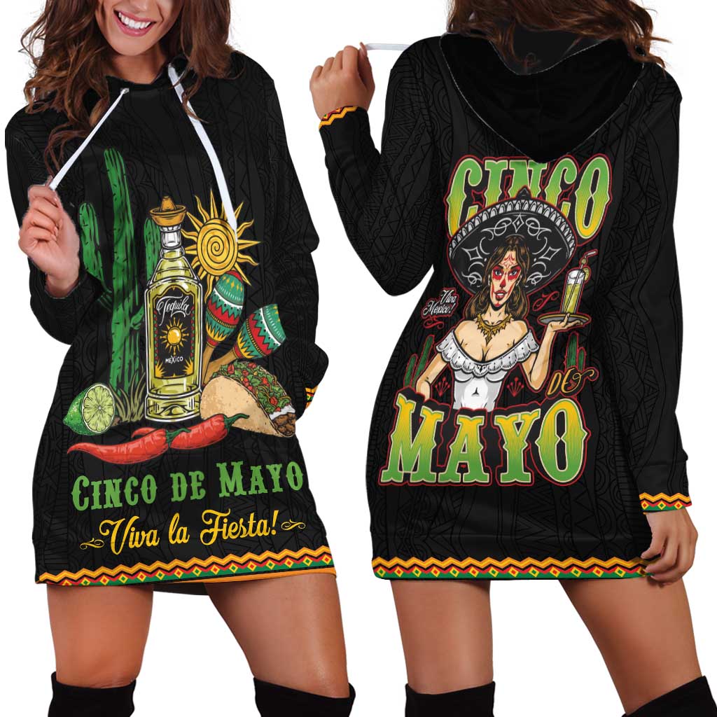 Mexico Cinco de Mayo Hoodie Dress Viva la Fiesta!