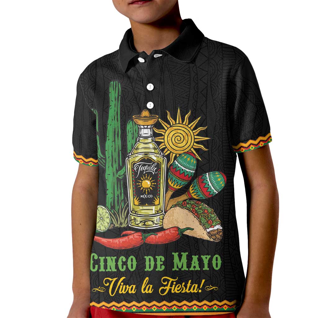 Mexico Cinco de Mayo Kid Polo Shirt Viva la Fiesta!