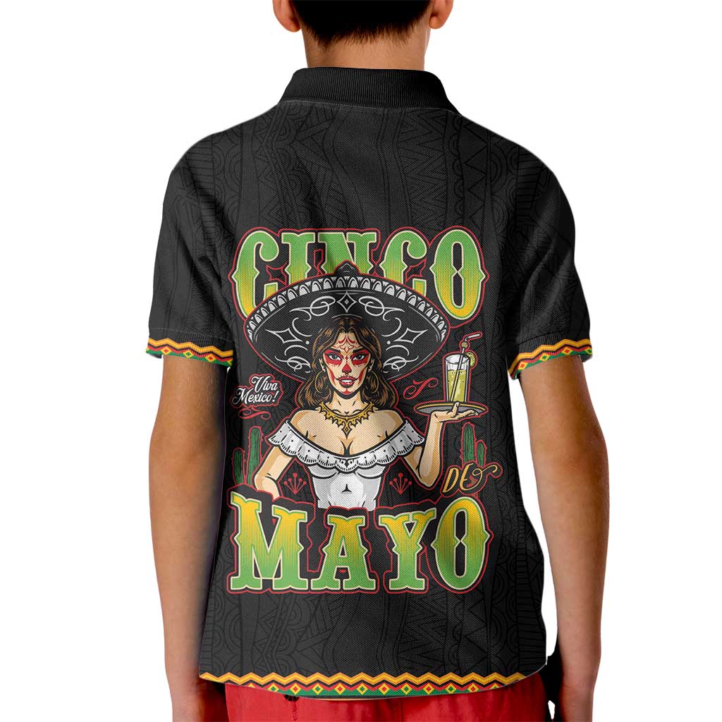 Mexico Cinco de Mayo Kid Polo Shirt Viva la Fiesta!