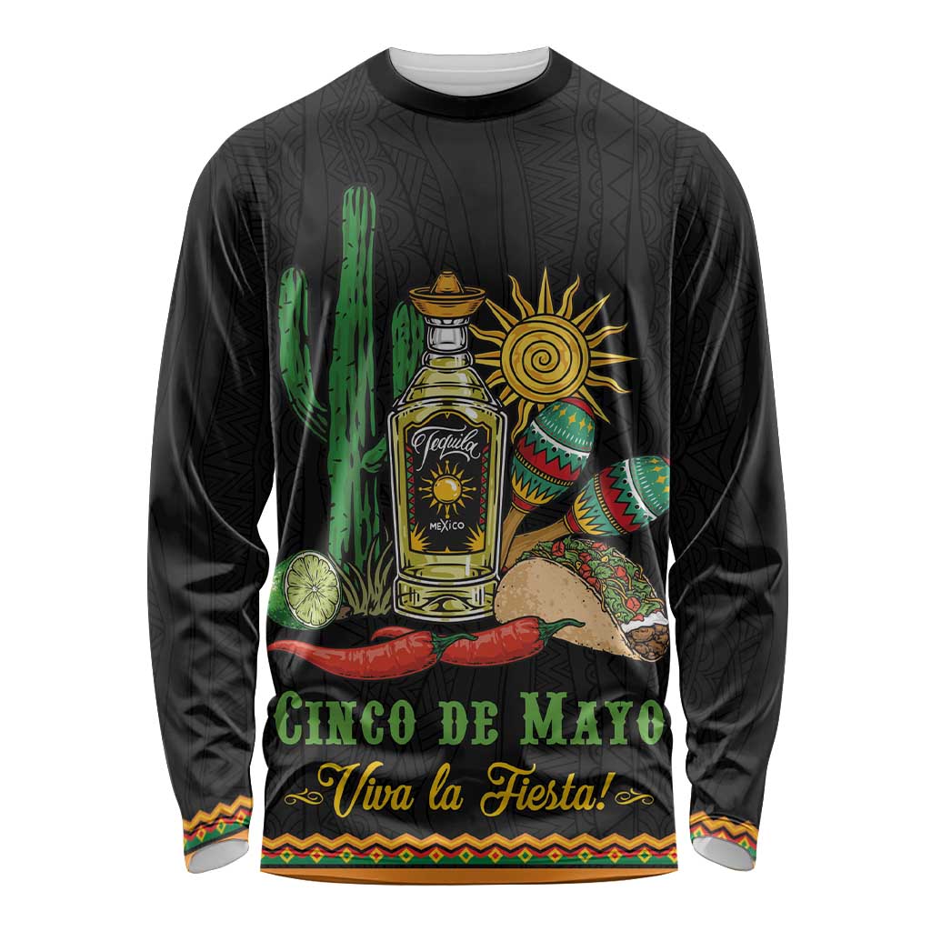 Mexico Cinco de Mayo Long Sleeve Shirt Viva la Fiesta!