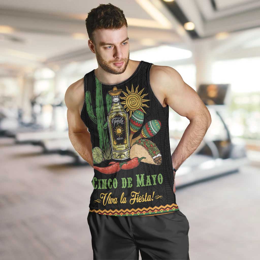 Mexico Cinco de Mayo Men Tank Top Viva la Fiesta!