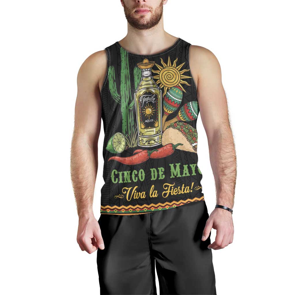 Mexico Cinco de Mayo Men Tank Top Viva la Fiesta!
