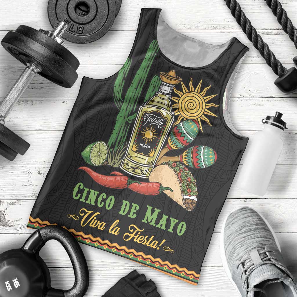 Mexico Cinco de Mayo Men Tank Top Viva la Fiesta!