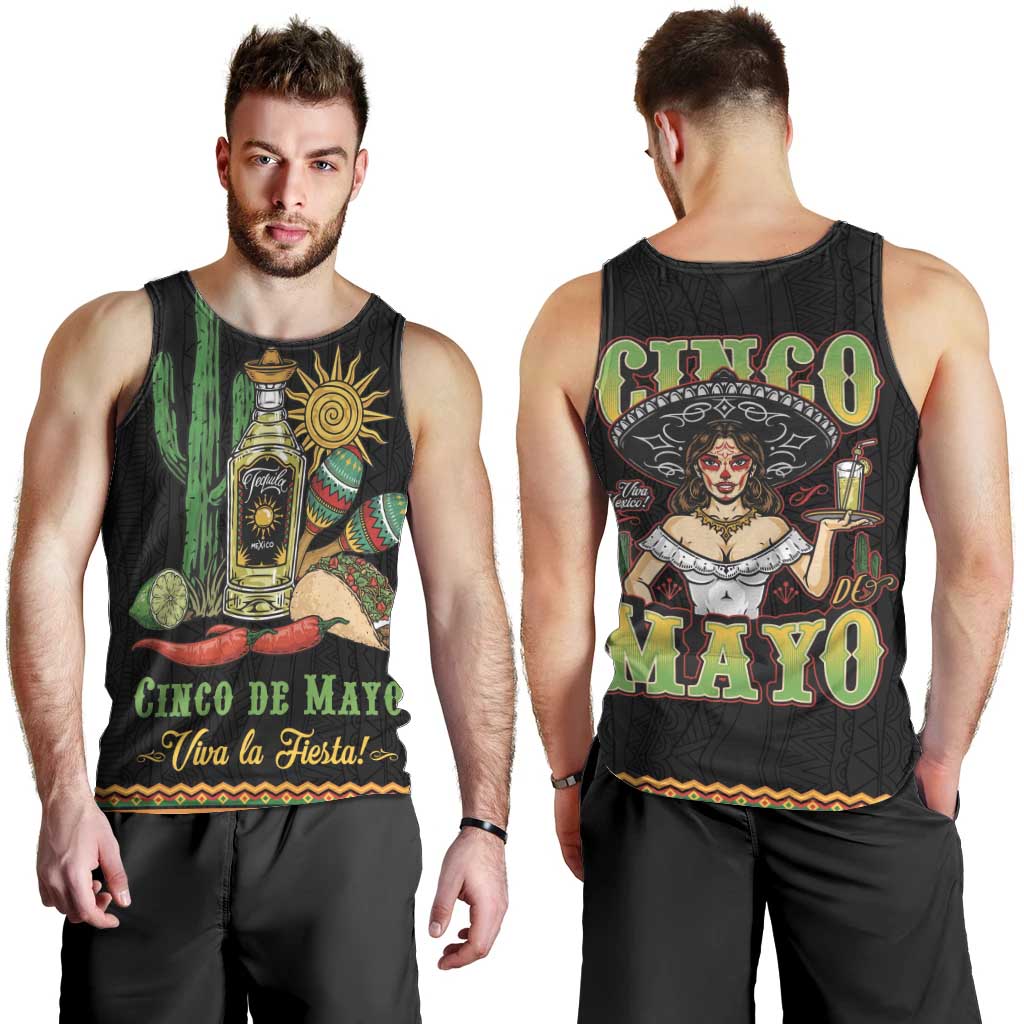 Mexico Cinco de Mayo Men Tank Top Viva la Fiesta!