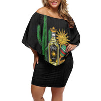 Mexico Cinco de Mayo Off Shoulder Short Dress Viva la Fiesta!