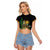 Mexico Cinco de Mayo Raglan Cropped T Shirt Viva la Fiesta!