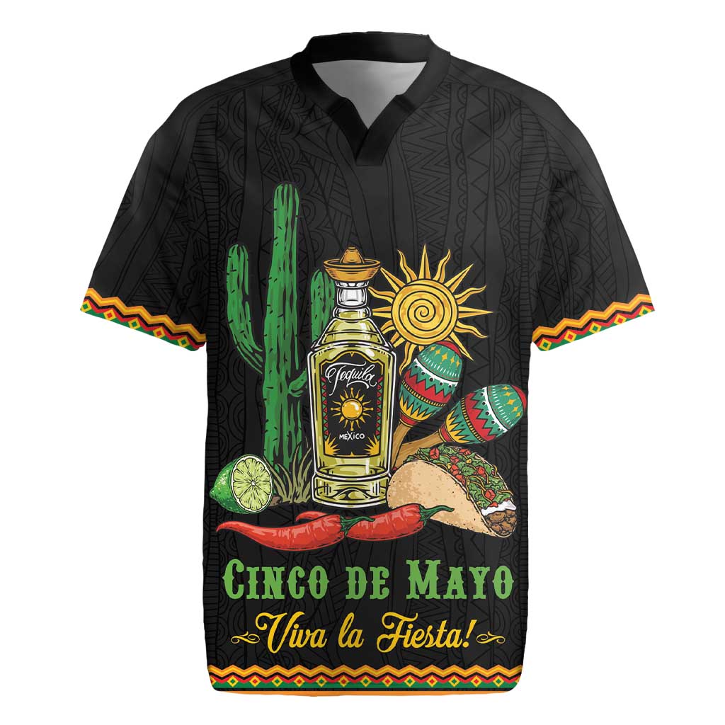 Mexico Cinco de Mayo Rugby Jersey Viva la Fiesta!