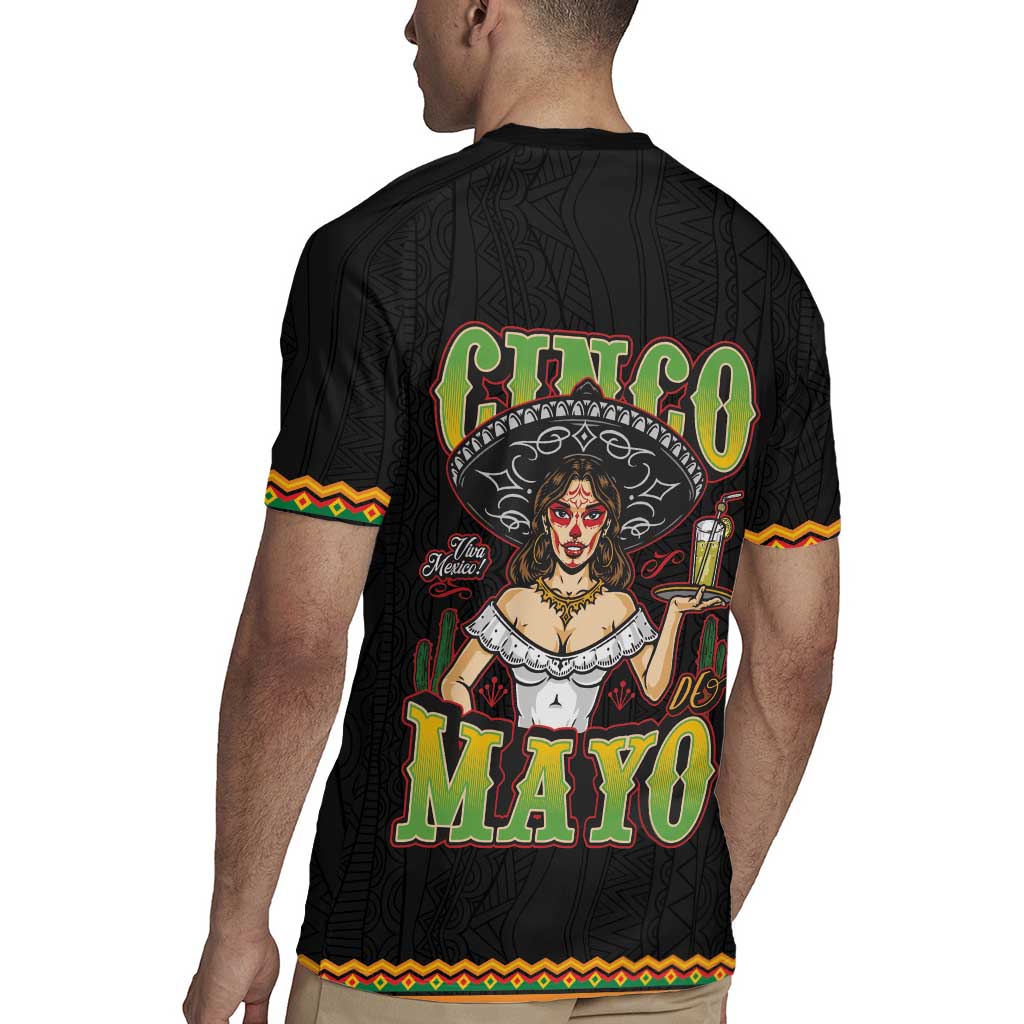 Mexico Cinco de Mayo Rugby Jersey Viva la Fiesta!