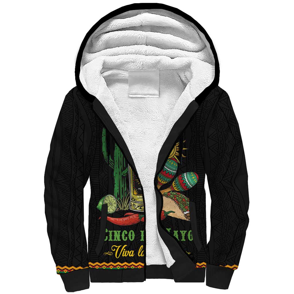 Mexico Cinco de Mayo Sherpa Hoodie Viva la Fiesta!