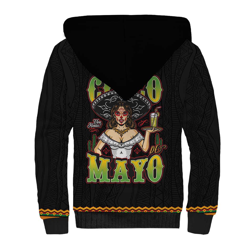 Mexico Cinco de Mayo Sherpa Hoodie Viva la Fiesta!