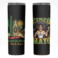 Mexico Cinco de Mayo Skinny Tumbler Viva la Fiesta!