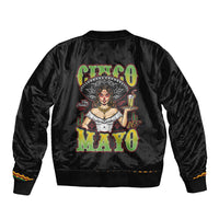 Mexico Cinco de Mayo Sleeve Zip Bomber Jacket Viva la Fiesta!