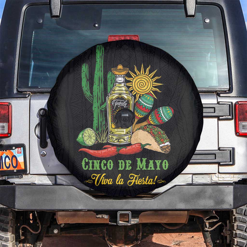 Mexico Cinco de Mayo Spare Tire Cover Viva la Fiesta!