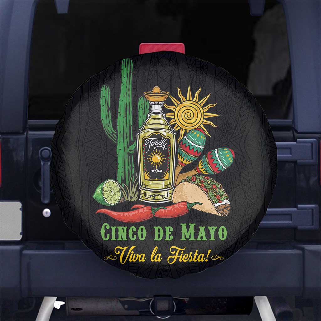 Mexico Cinco de Mayo Spare Tire Cover Viva la Fiesta!