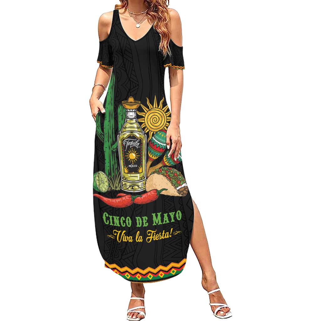 Mexico Cinco de Mayo Summer Maxi Dress Viva la Fiesta!