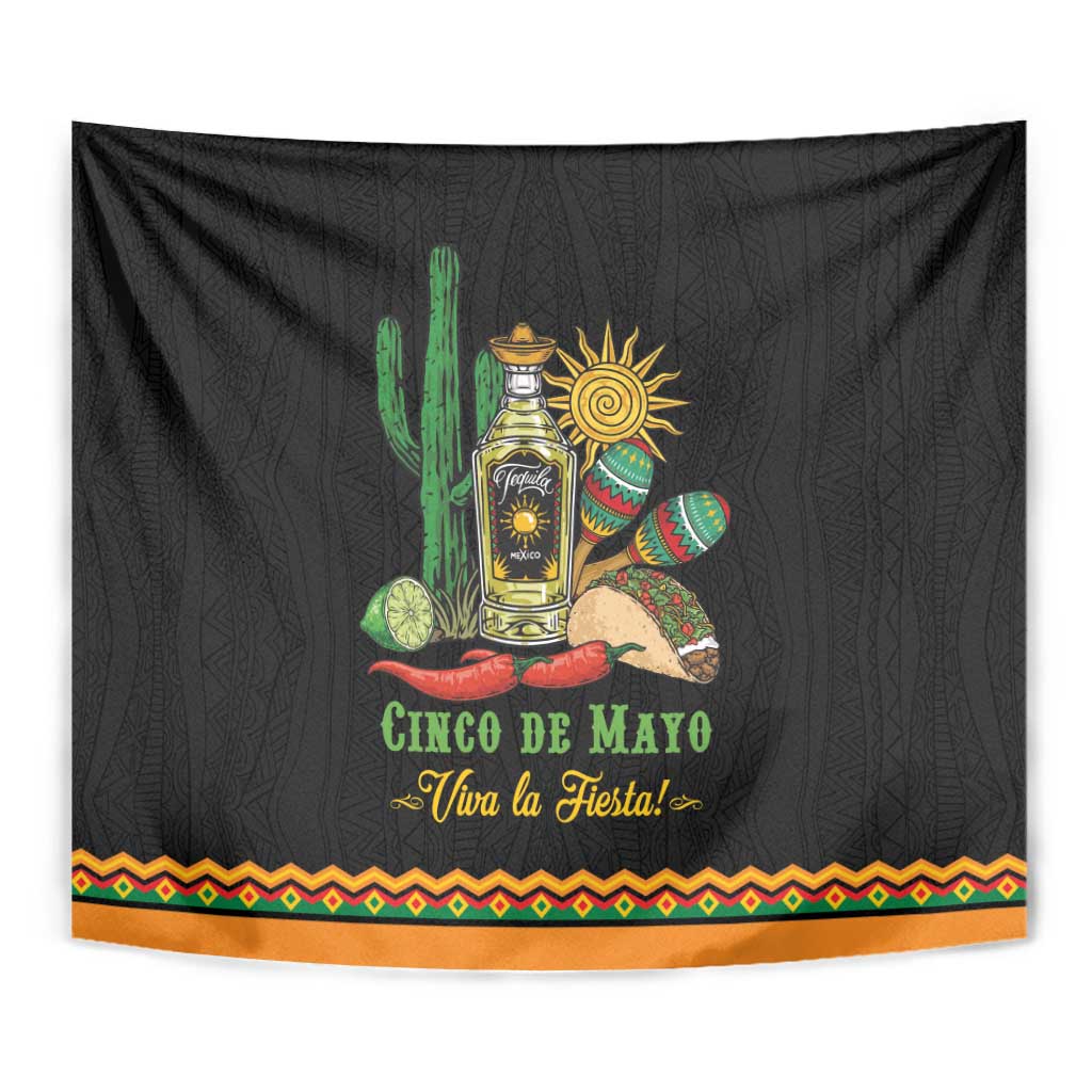 Mexico Cinco de Mayo Tapestry Viva la Fiesta!