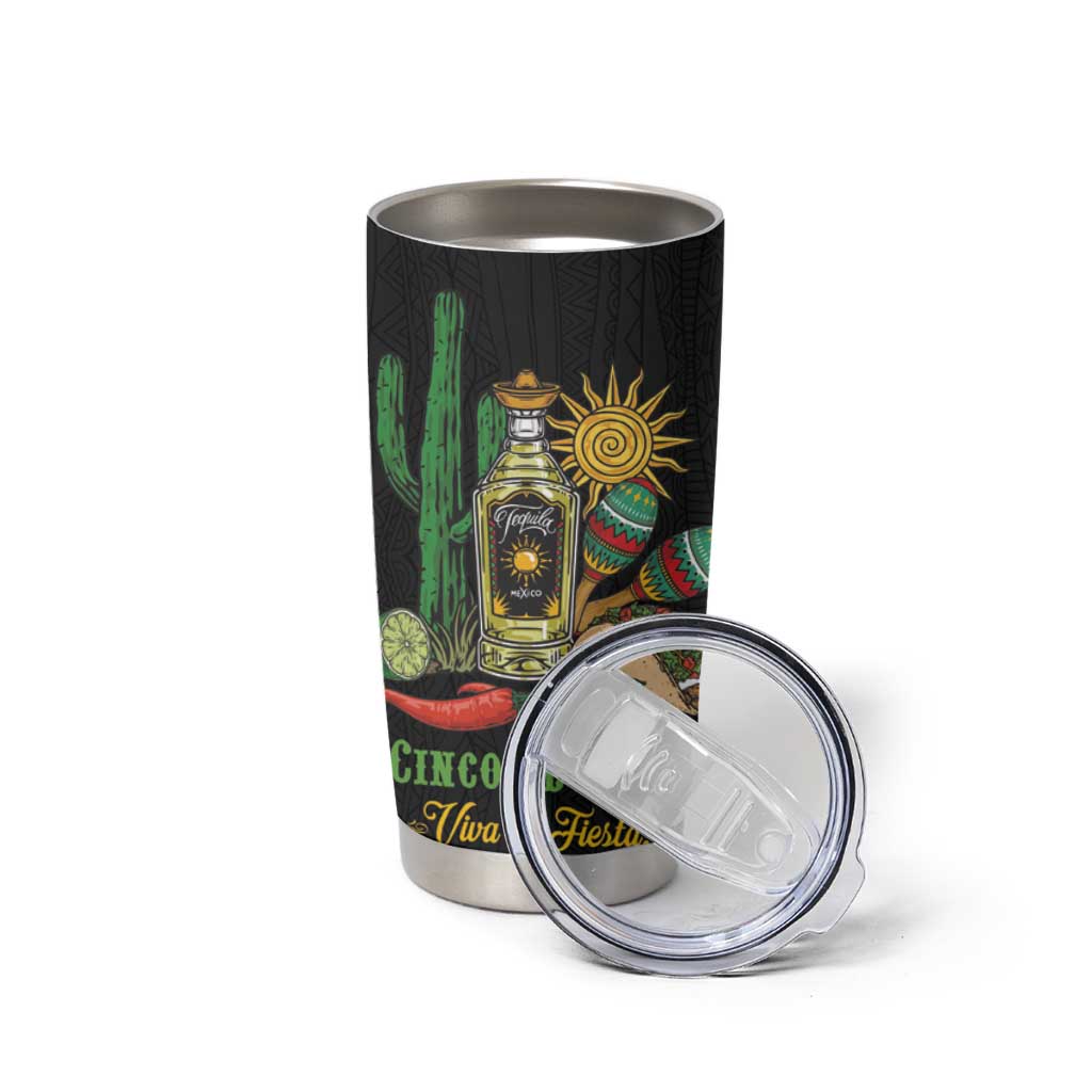 Mexico Cinco de Mayo Tumbler Cup Viva la Fiesta!
