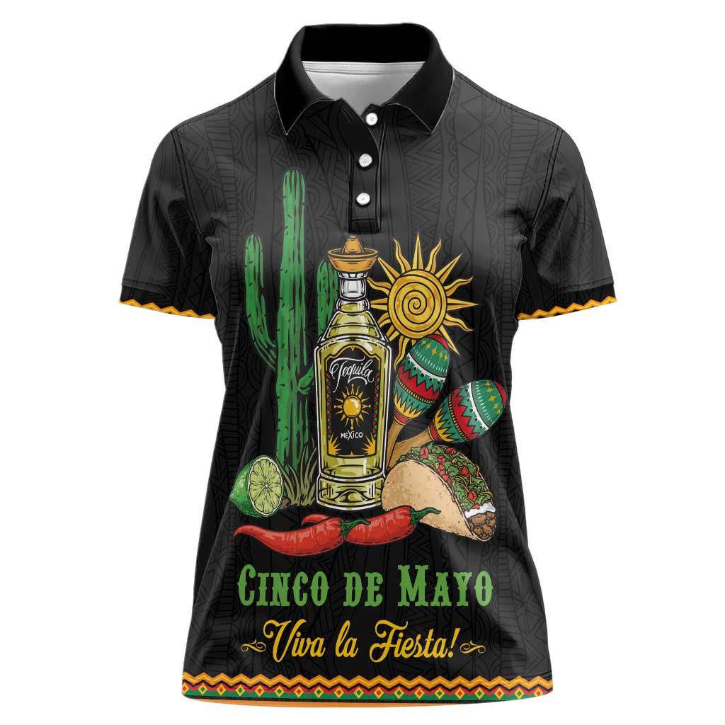 Mexico Cinco de Mayo Women Polo Shirt Viva la Fiesta!