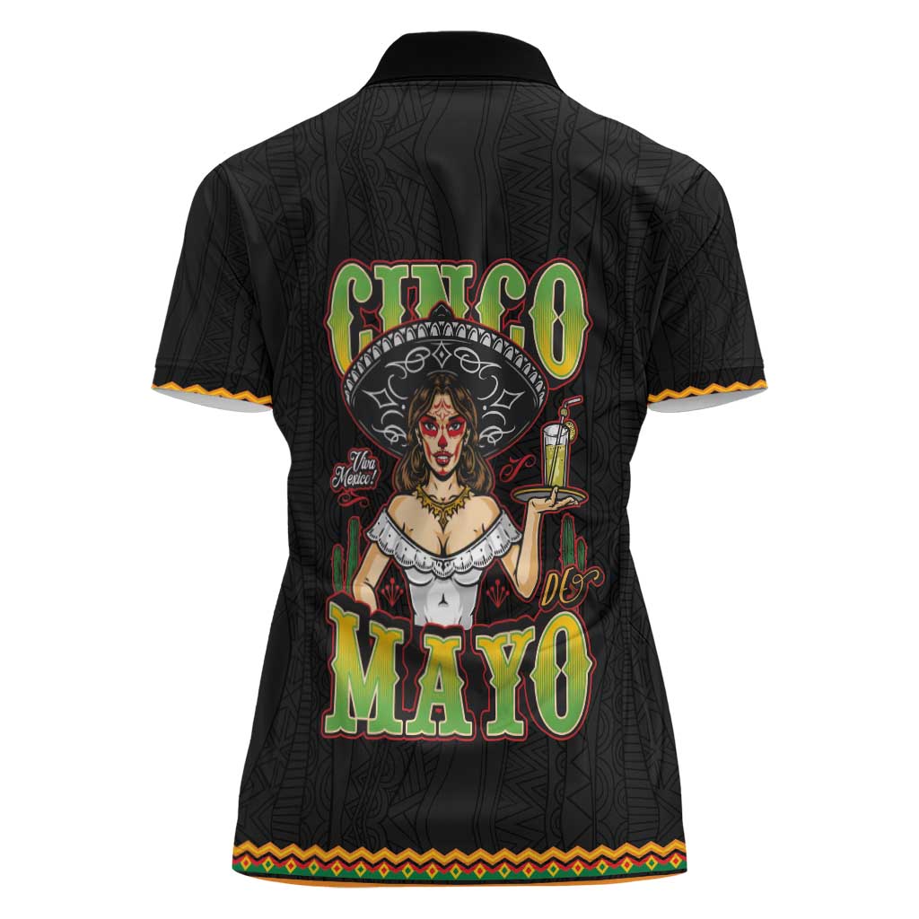 Mexico Cinco de Mayo Women Polo Shirt Viva la Fiesta!