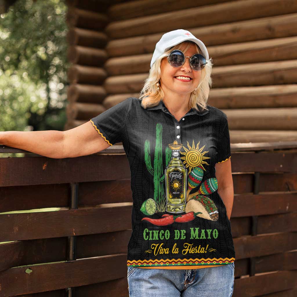Mexico Cinco de Mayo Women Polo Shirt Viva la Fiesta!