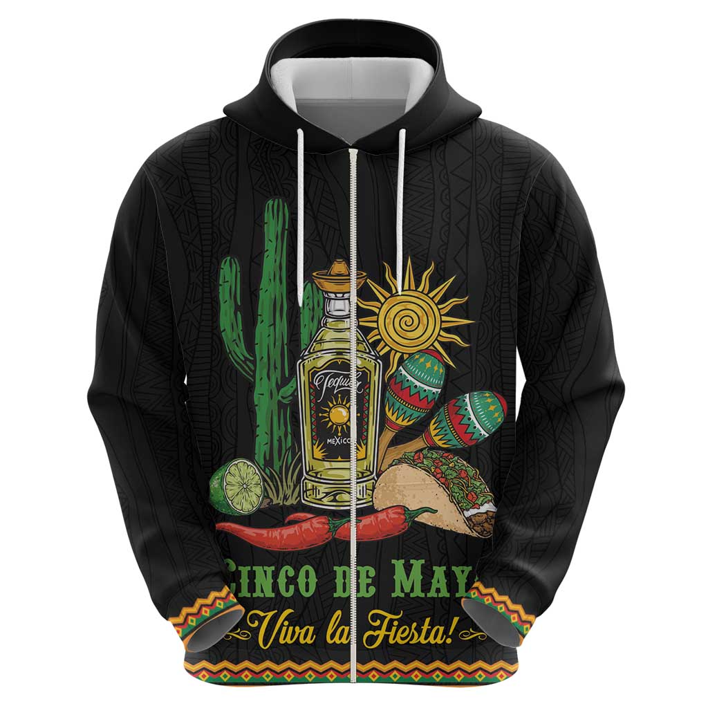 Mexico Cinco de Mayo Zip Hoodie Viva la Fiesta!