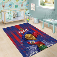 Haiti Football 2026 Area Rug Les Grenadiers Voodoo Veve Pride