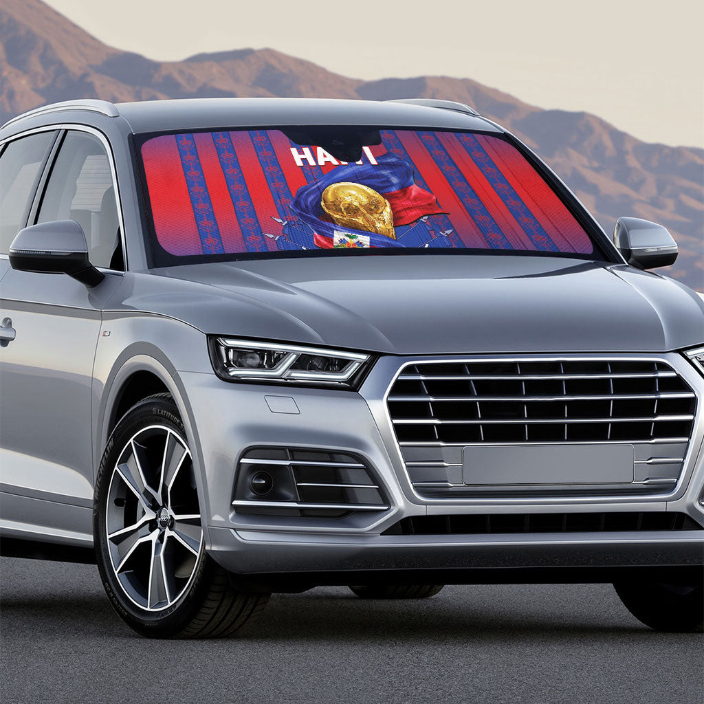 Haiti Football 2026 Auto Sun Shade Les Grenadiers Voodoo Veve Pride