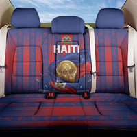 Haiti Football 2026 Back Car Seat Cover Les Grenadiers Voodoo Veve Pride