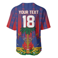 Custom Haiti Football 2026 Baseball Jersey Les Grenadiers Voodoo Veve Pride