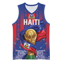 Custom Haiti Football 2026 Basketball Jersey Les Grenadiers Voodoo Veve Pride