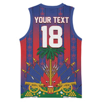 Custom Haiti Football 2026 Basketball Jersey Les Grenadiers Voodoo Veve Pride