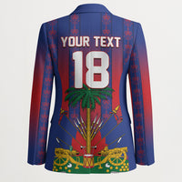 Custom Haiti Football 2026 Blazer Les Grenadiers Voodoo Veve Pride