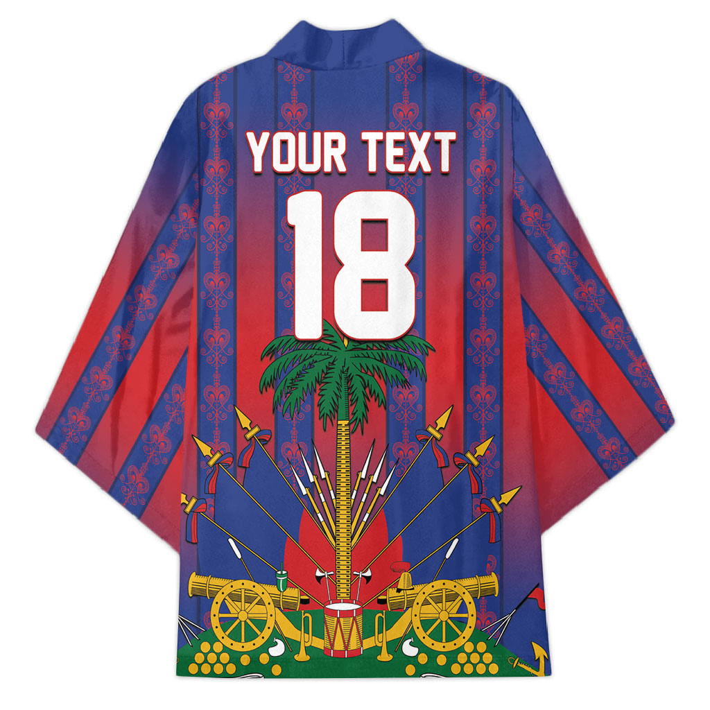 Custom Haiti Football 2026 Kimono Les Grenadiers Voodoo Veve Pride