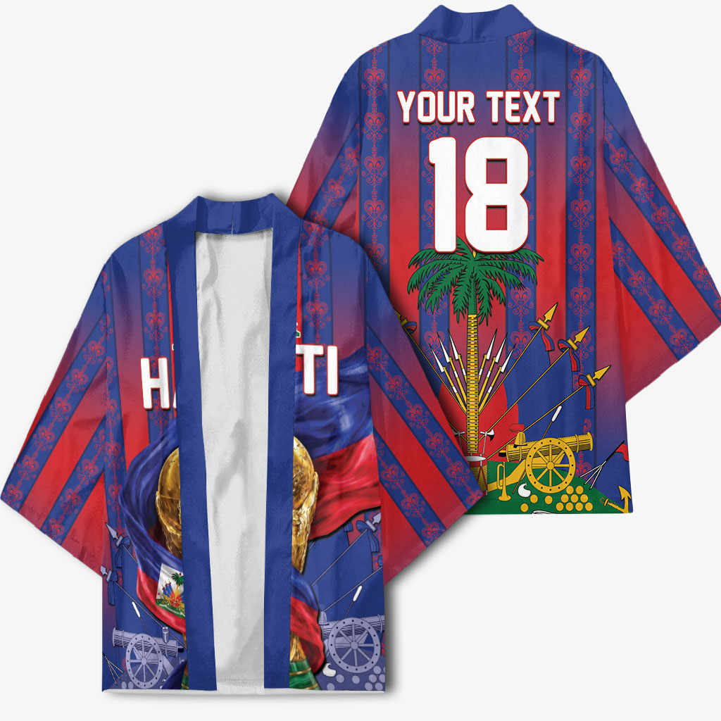 Custom Haiti Football 2026 Kimono Les Grenadiers Voodoo Veve Pride