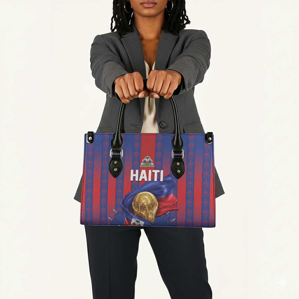 Haiti Football 2026 Leather Bag Les Grenadiers Voodoo Veve Pride