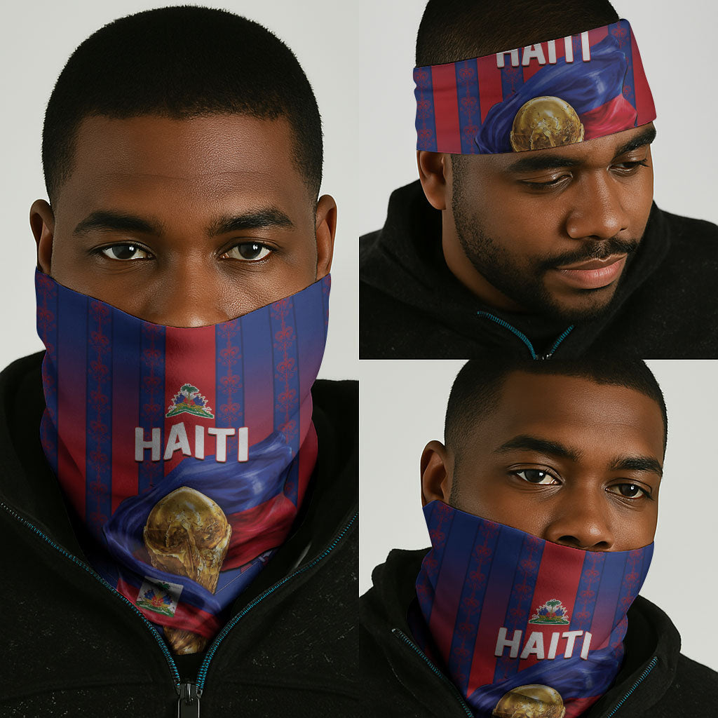 Haiti Football 2026 Neck Gaiter Les Grenadiers Voodoo Veve Pride