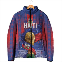 Custom Haiti Football 2026 Padded Jacket Les Grenadiers Voodoo Veve Pride