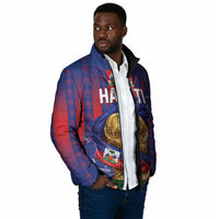 Custom Haiti Football 2026 Padded Jacket Les Grenadiers Voodoo Veve Pride