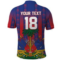 Custom Haiti Football 2026 Polo Shirt Les Grenadiers Voodoo Veve Pride