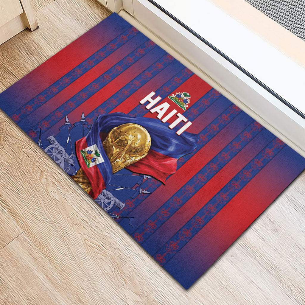 Haiti Football 2026 Rubber Doormat Les Grenadiers Voodoo Veve Pride