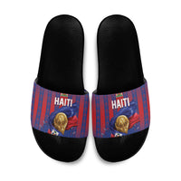 Haiti Football 2026 Slide Sandals Les Grenadiers Voodoo Veve Pride