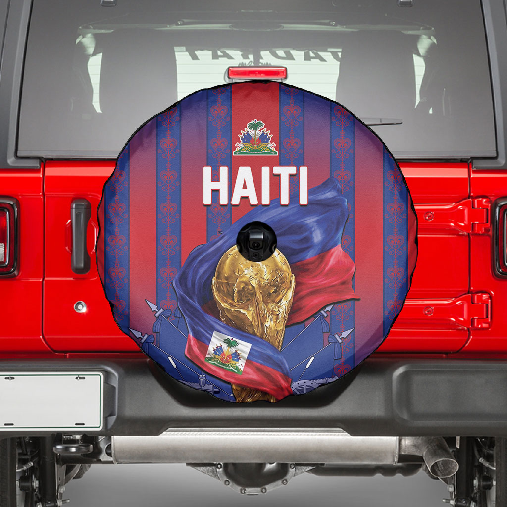 Haiti Football 2026 Spare Tire Cover Les Grenadiers Voodoo Veve Pride