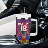 Custom Haiti Football 2026 Tumbler With Handle Les Grenadiers Voodoo Veve Pride