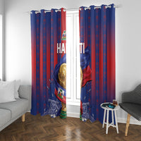 Haiti Football 2026 Window Curtain Les Grenadiers Voodoo Veve Pride